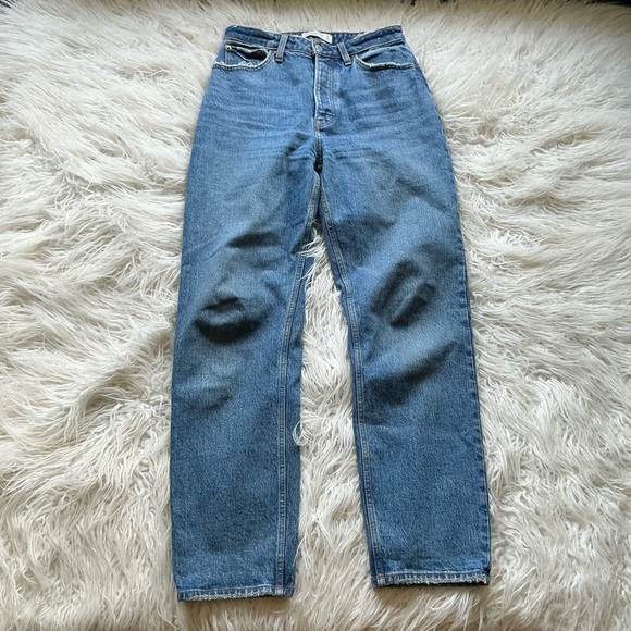 Abercrombie & Fitch High Rise Blue Jeans - Picture 1 of 4